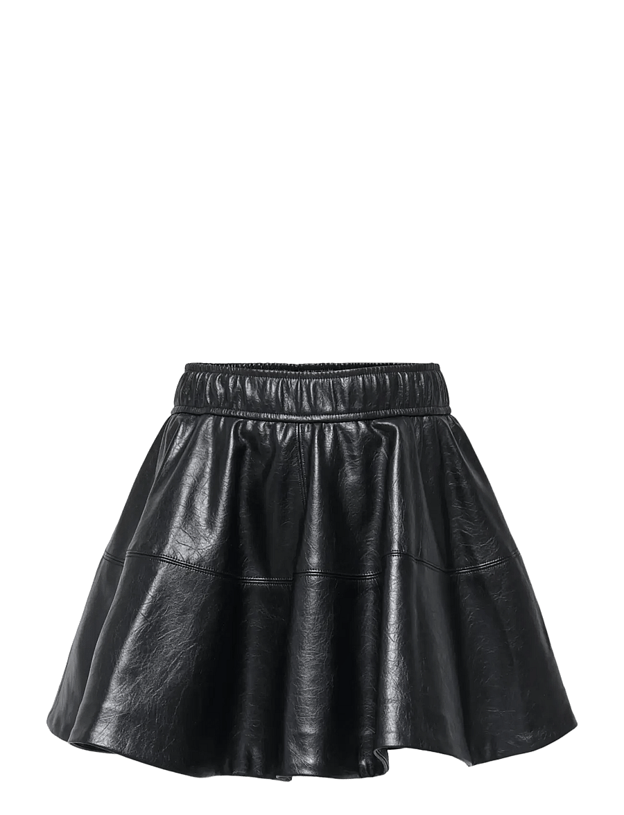 Kids Only - KOGJACKY FAUX LEATHER SKATER SKIRT PNT - black - 0
