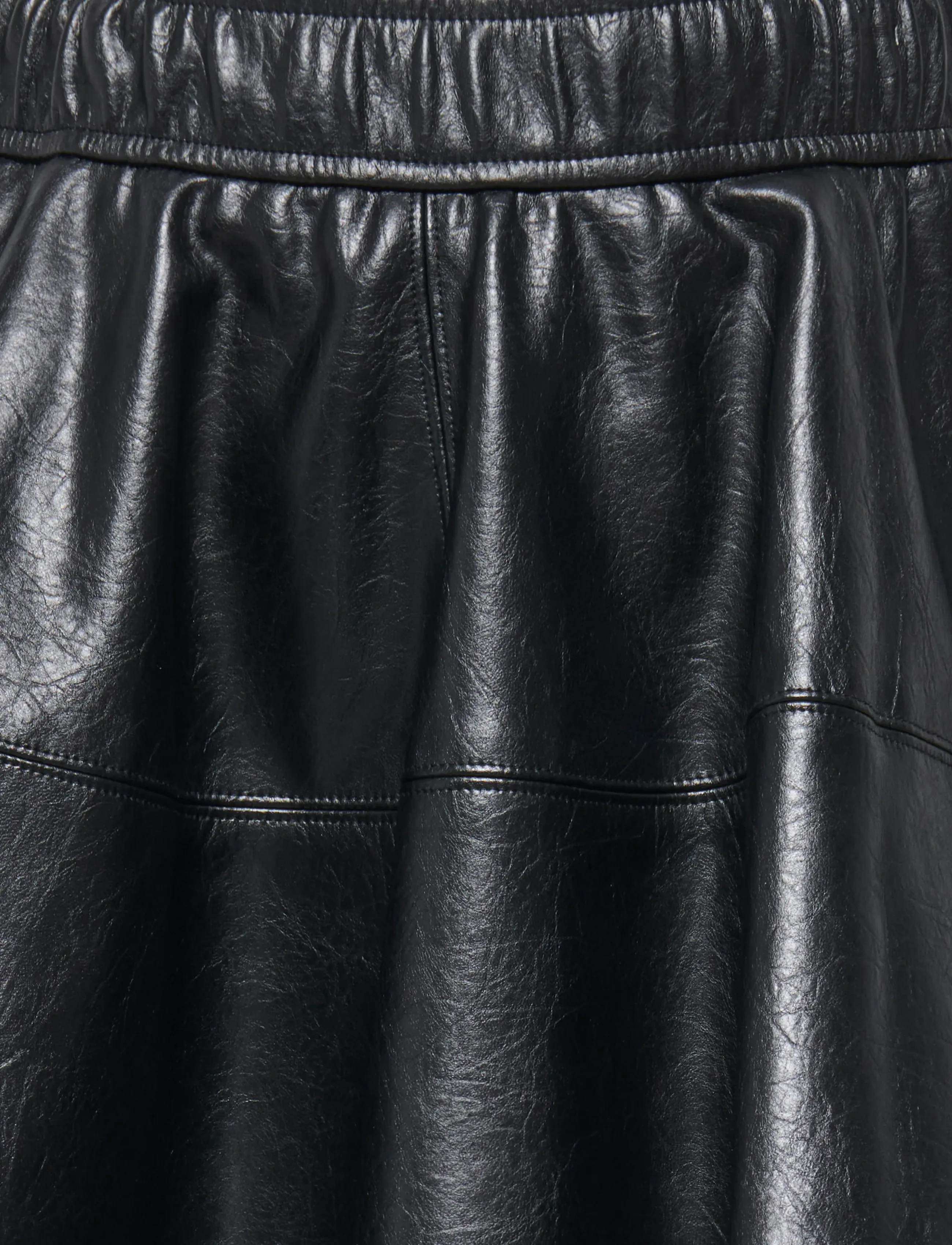 Kids Only - KOGJACKY FAUX LEATHER SKATER SKIRT PNT - black - 2