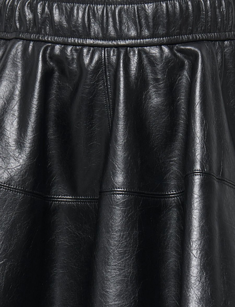 Kids Only - KOGJACKY FAUX LEATHER SKATER SKIRT PNT - black - 2