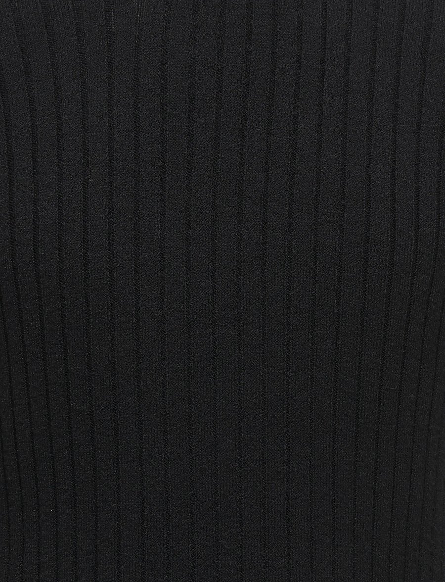 Kids Only - KOGMICHELLA LS O-NECK DRESS KNT - langärmelige freizeitkleider - black - 2