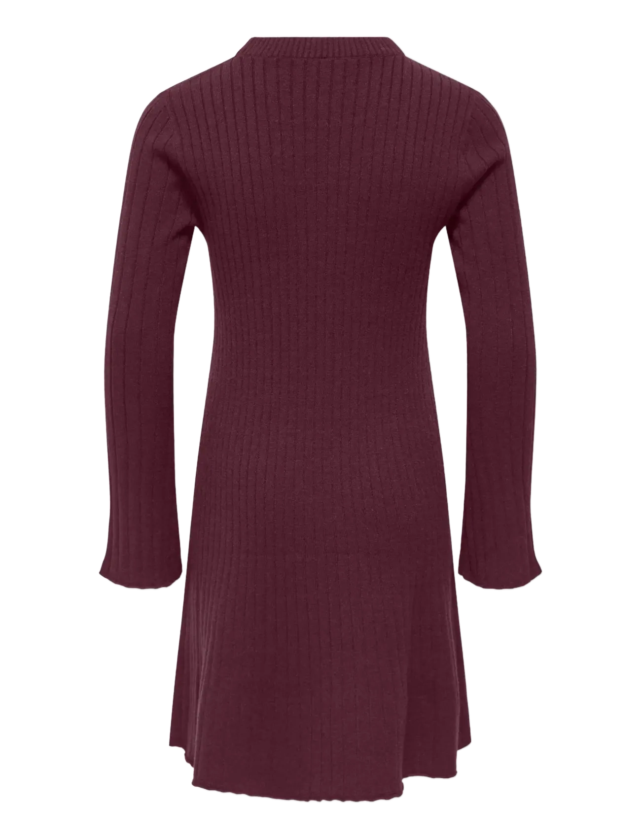 Kids Only - KOGMICHELLA LS O-NECK DRESS KNT - winetasting - 1