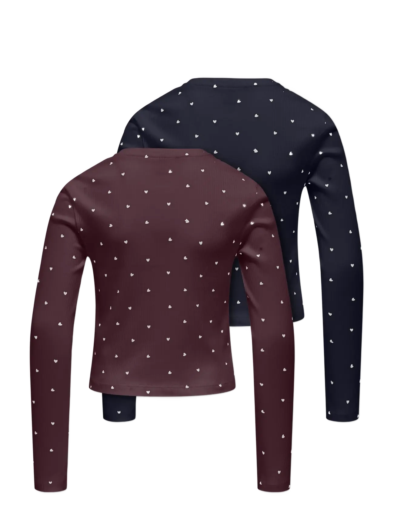 Kids Only - KOGBELLA SHORT AOP L/S TOP JRS 2-PACK - night sky - 1
