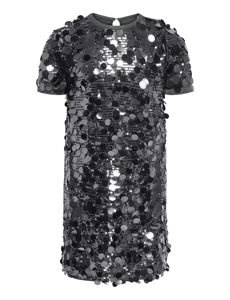 Kids Only - KOGJADEL SS SEQUINS DRESS WVN - partykleider - asphalt - 0