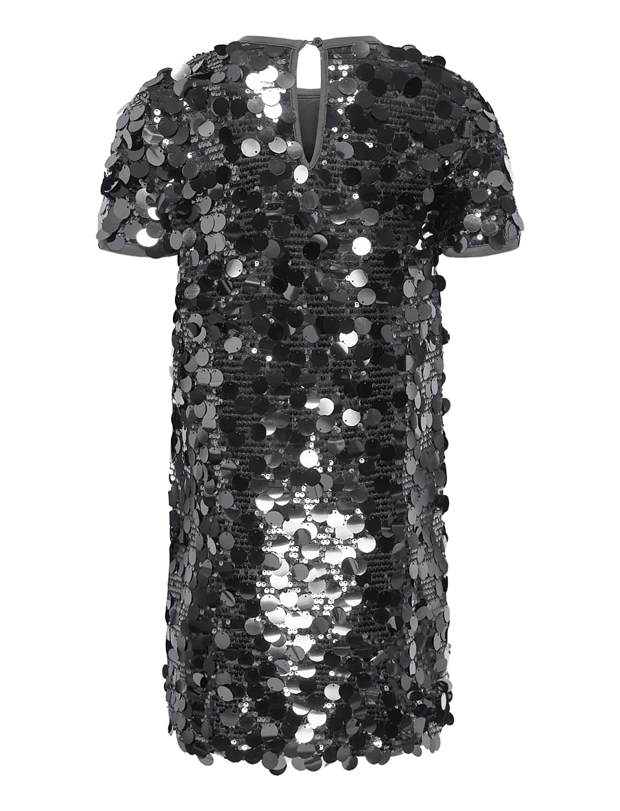 Kids Only - KOGJADEL SS SEQUINS DRESS WVN - partykleider - asphalt - 1