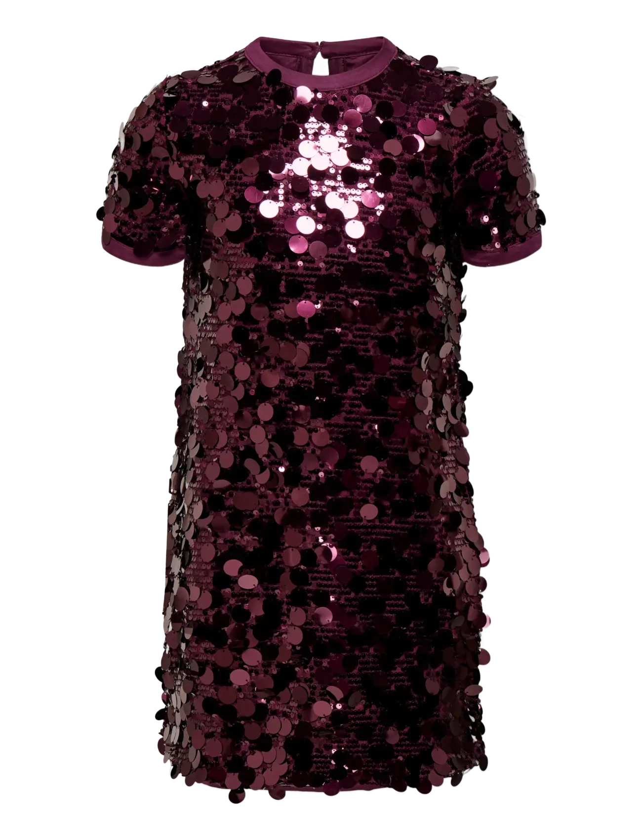 Kids Only KOGJADEL SS SEQUINS DRESS WVN - Dresses - WINETASTING / burgundy