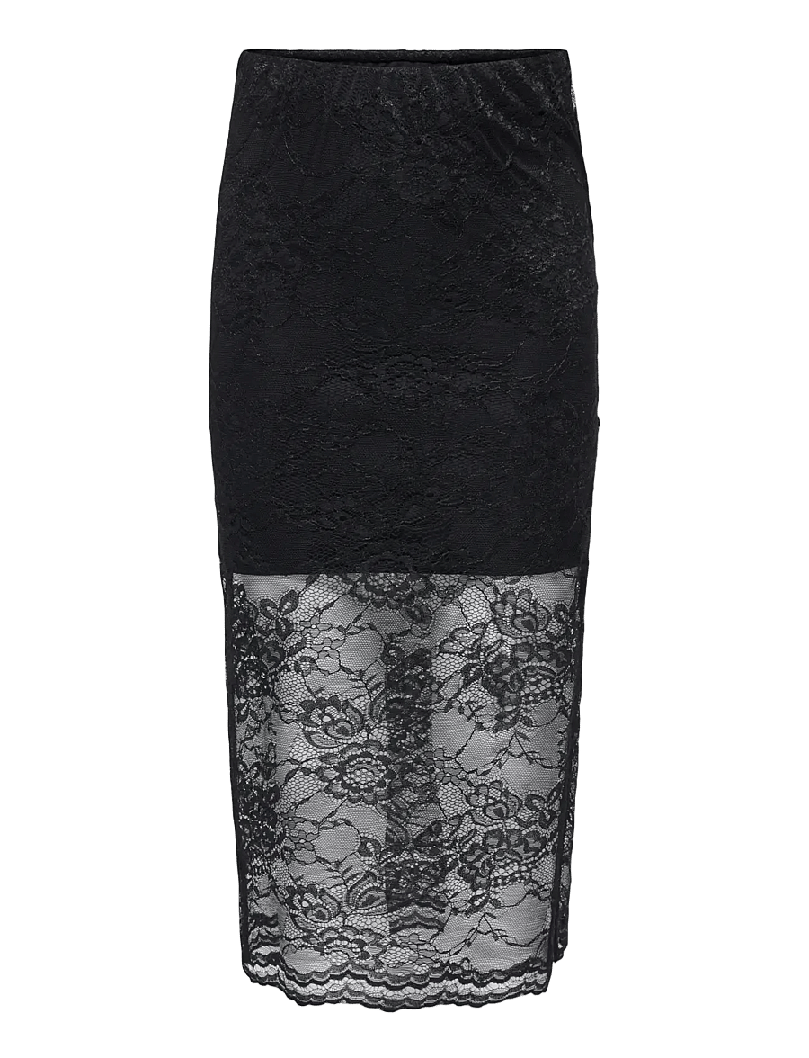 Kids Only - KOGLACEY MIDI SKIRT JRS - black - 0