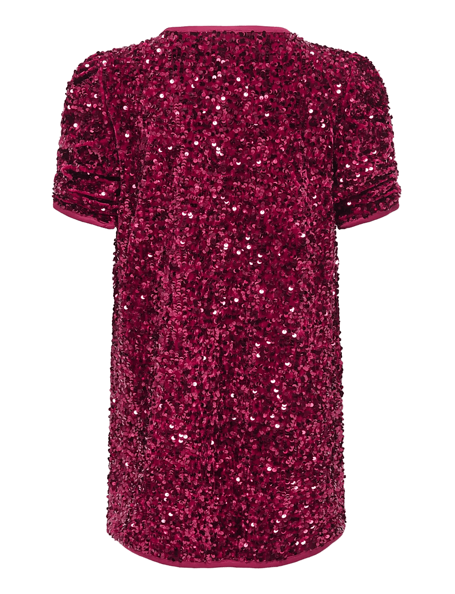 Kids Only - KOGCONFIDENCE SS RUCHING DRESS JRS - rumba red - 1