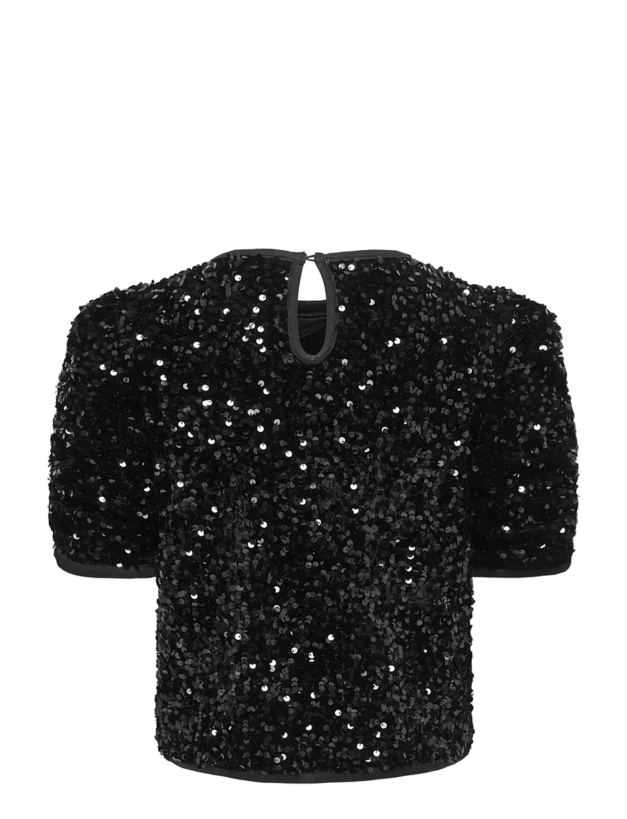 Kids Only - KOGCONFIDENCE SS ROUCHING TOP JRS - bluser & tunikaer - black - 1