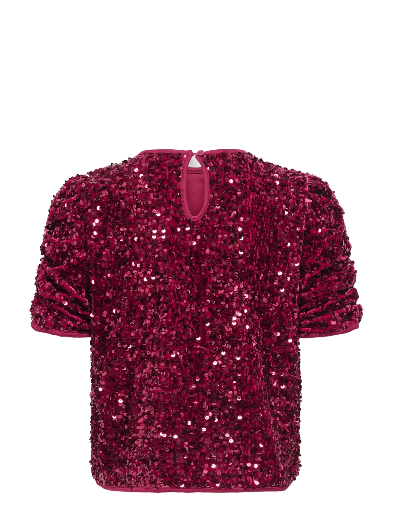 Kids Only - KOGCONFIDENCE SS ROUCHING TOP JRS - bluser & tunikaer - rumba red - 1