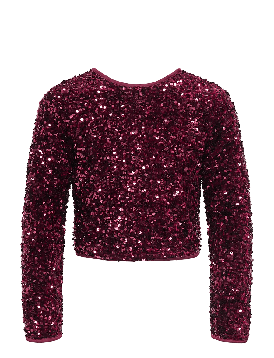 Kids Only - KOGCONFIDENCE LS O-NECK TOP JRS - långärmade t-shirts - winetasting - 0