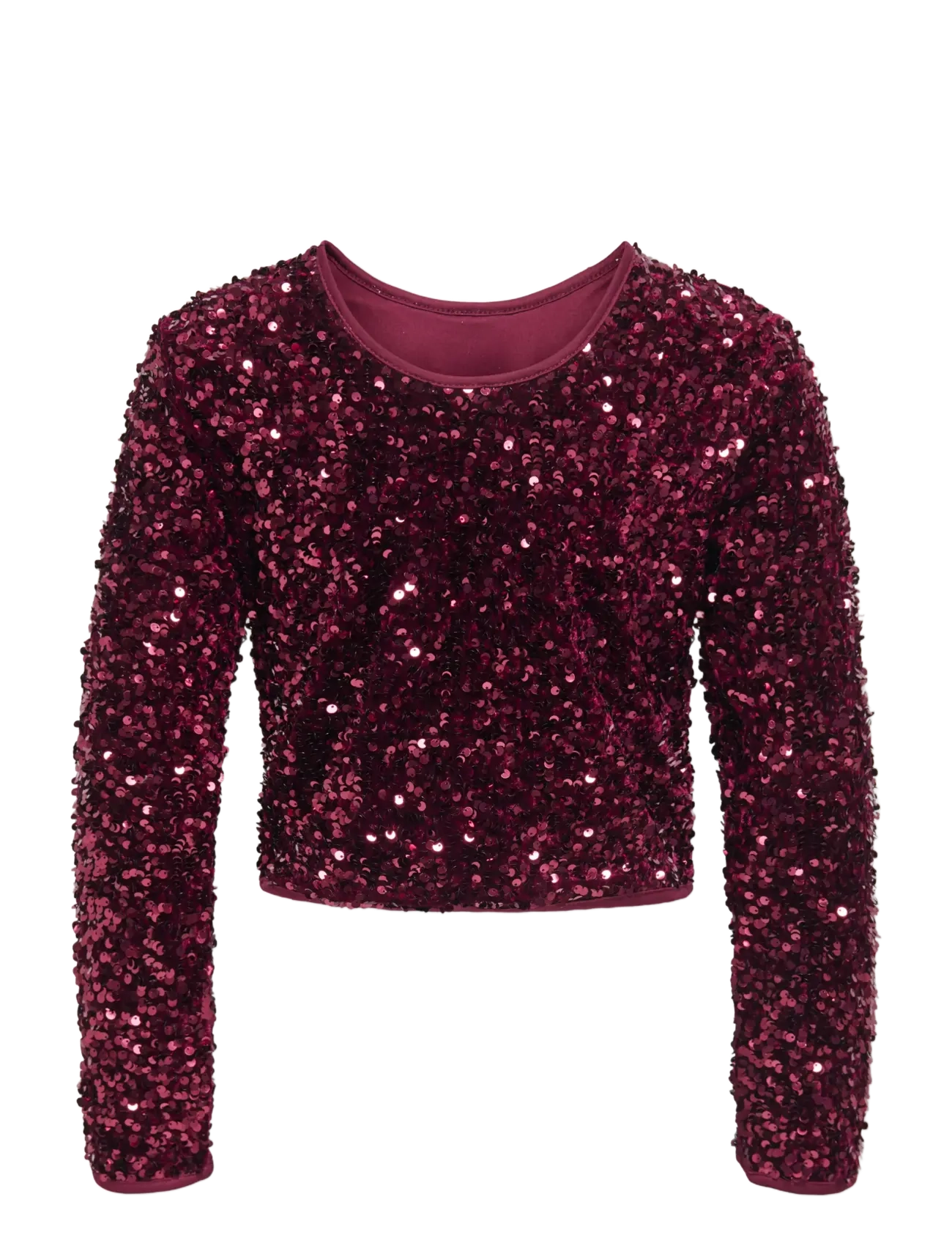 Kids Only - KOGCONFIDENCE LS O-NECK TOP JRS - långärmade t-shirts - winetasting - 1