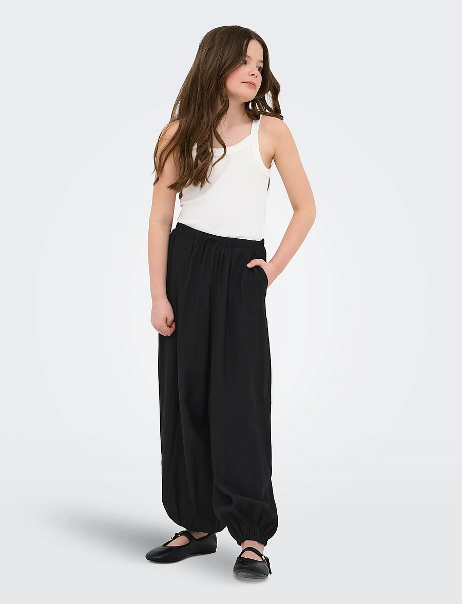 Kids Only - KOGVASIA BALLOON PANTS EX WVN - byxor - black - 4