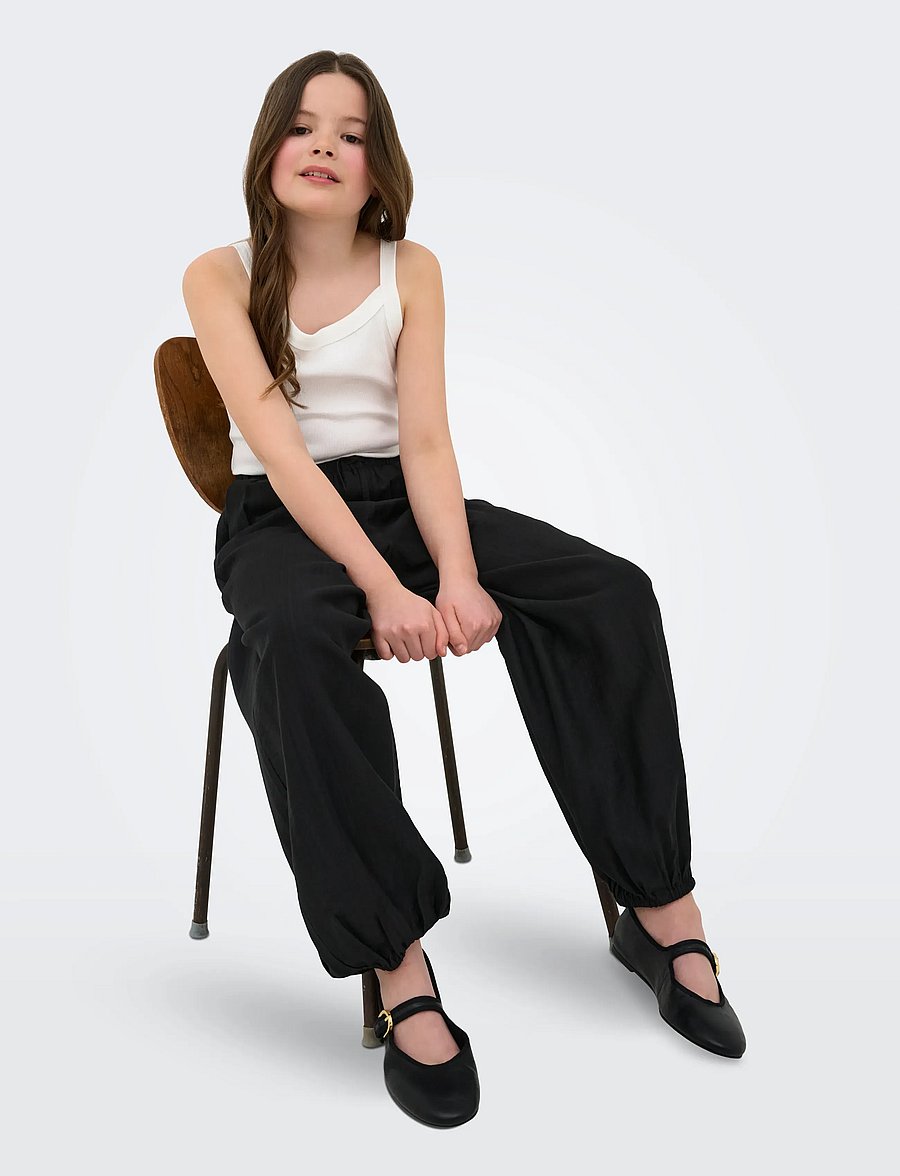Kids Only - KOGVASIA BALLOON PANTS EX WVN - byxor - black - 5