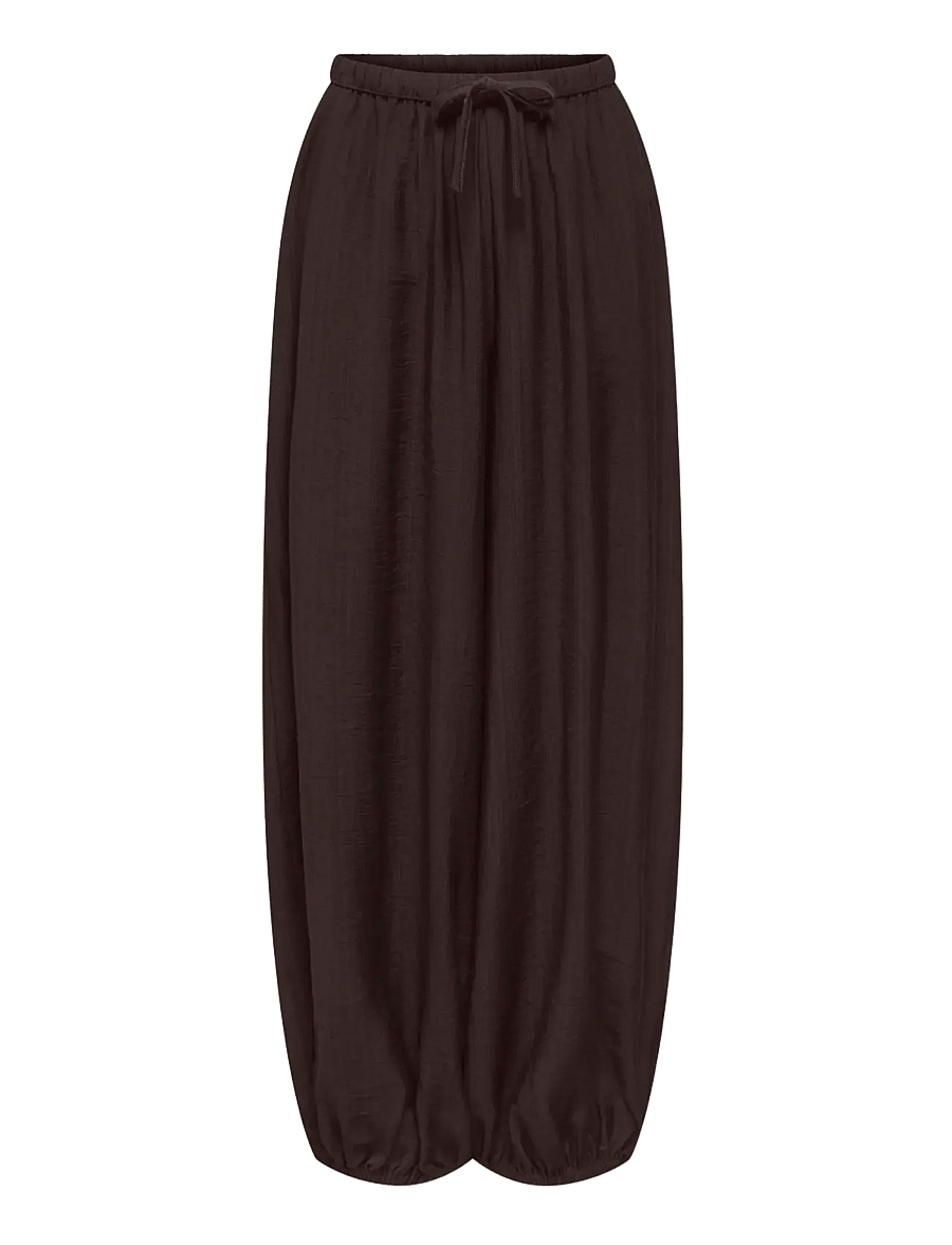 Kids Only - KOGVASIA BALLOON PANTS EX WVN - byxor - chocolate torte - 1
