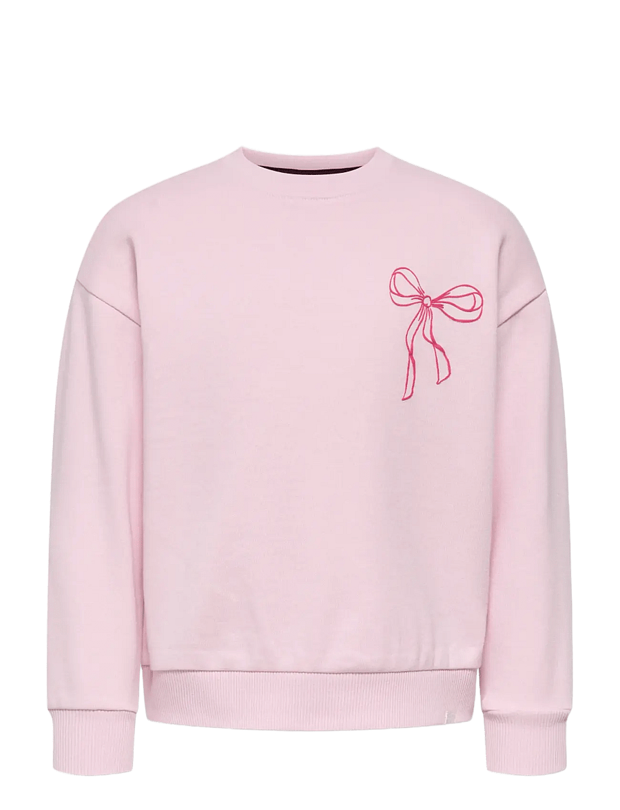 Kids Only - KMGMILAN LS RLX O-NECK BRU SWT - sweatshirts - parfait pink - 0