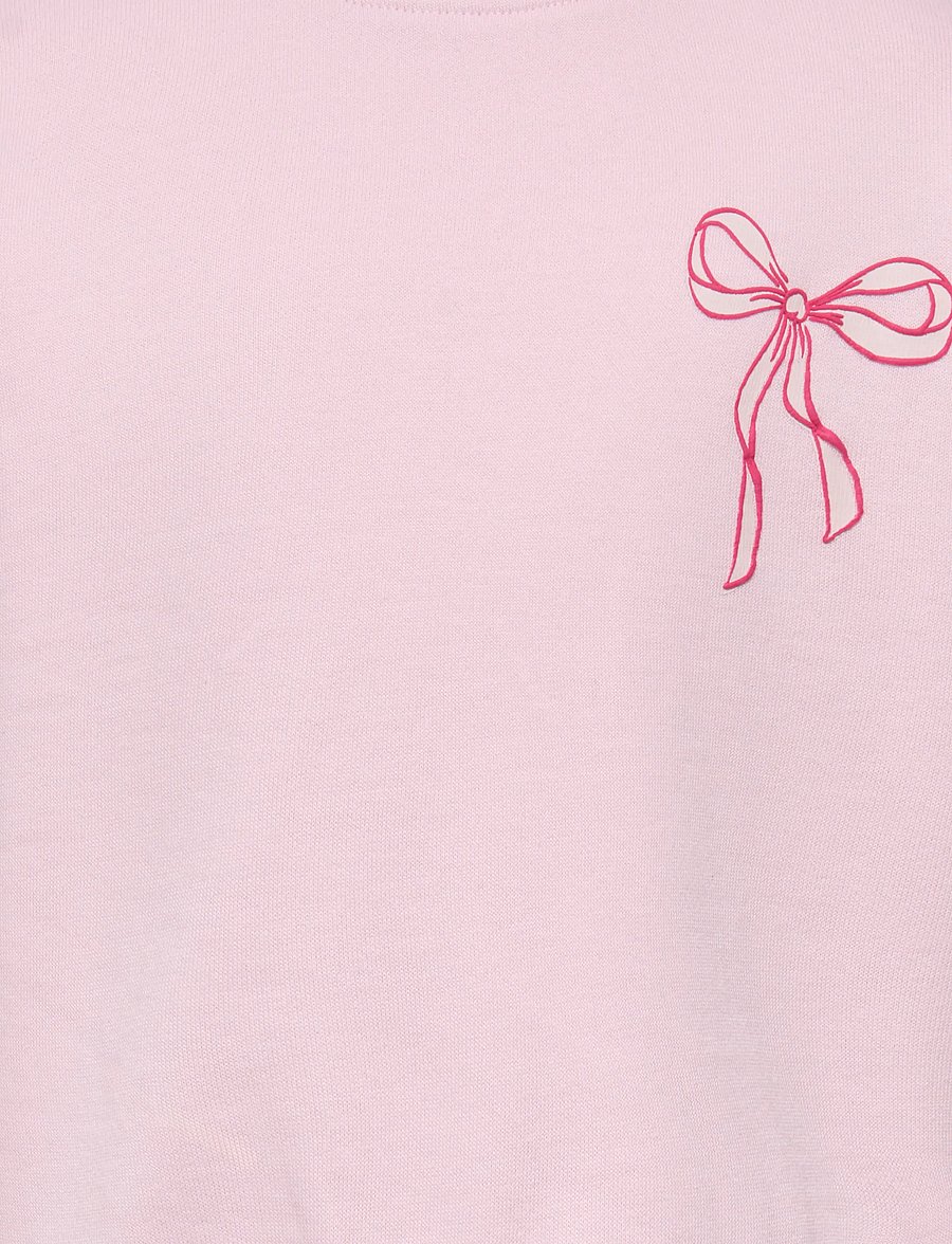 Kids Only - KMGMILAN LS RLX O-NECK BRU SWT - sweatshirts - parfait pink - 3