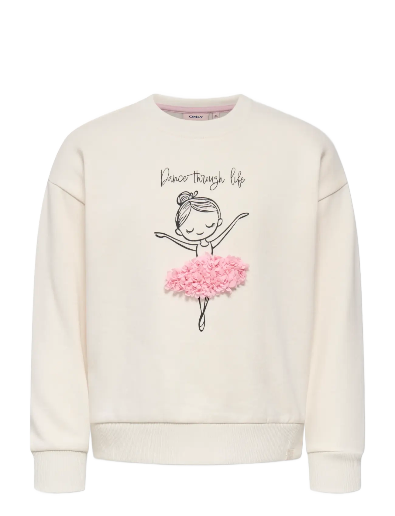 Kids Only KMGMILAN LS RLX O-NECK BRU SWT - KIDS ONLY - TOFU / cream