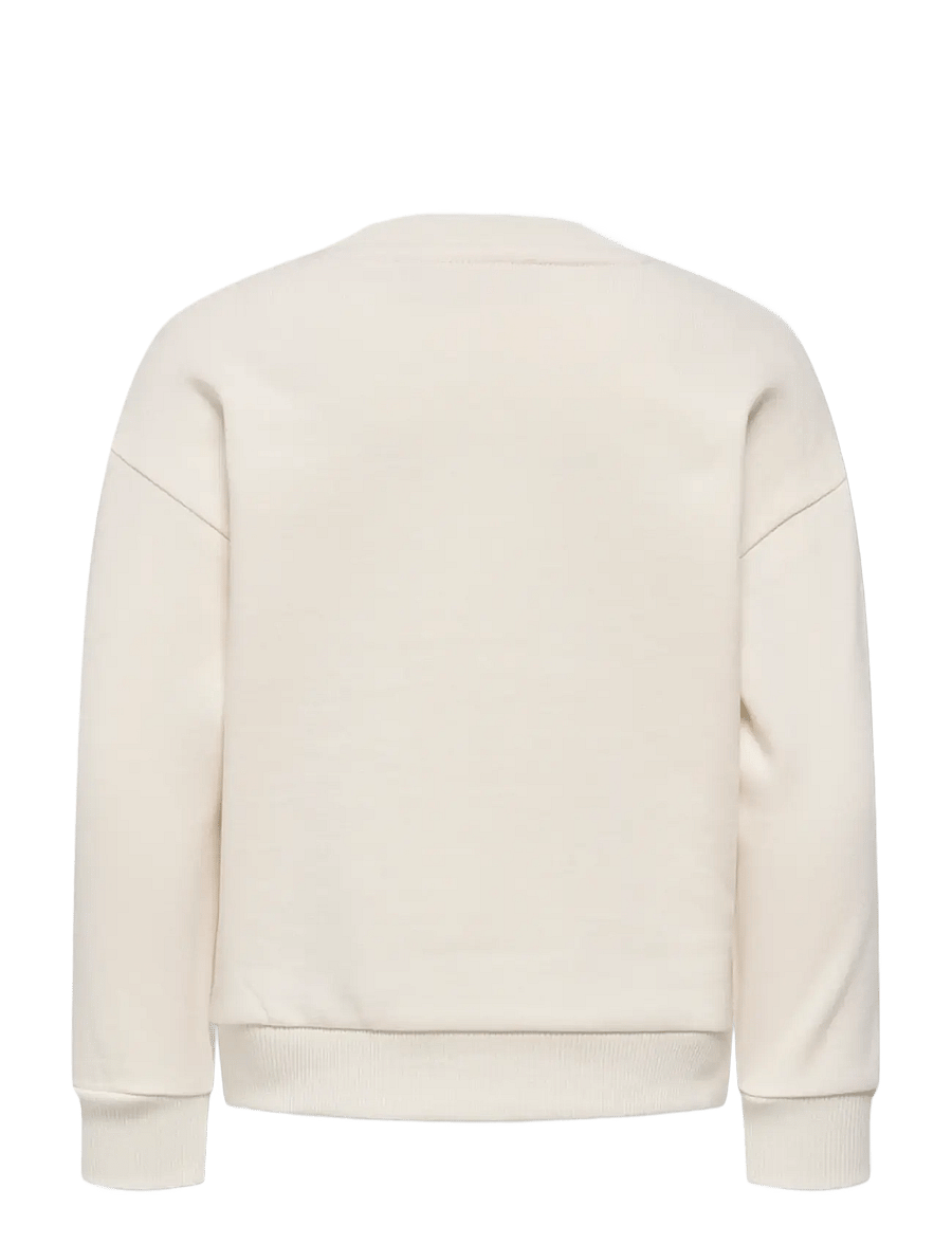 Kids Only - KMGMILAN LS RLX O-NECK BRU SWT - sweatshirts - tofu - 1