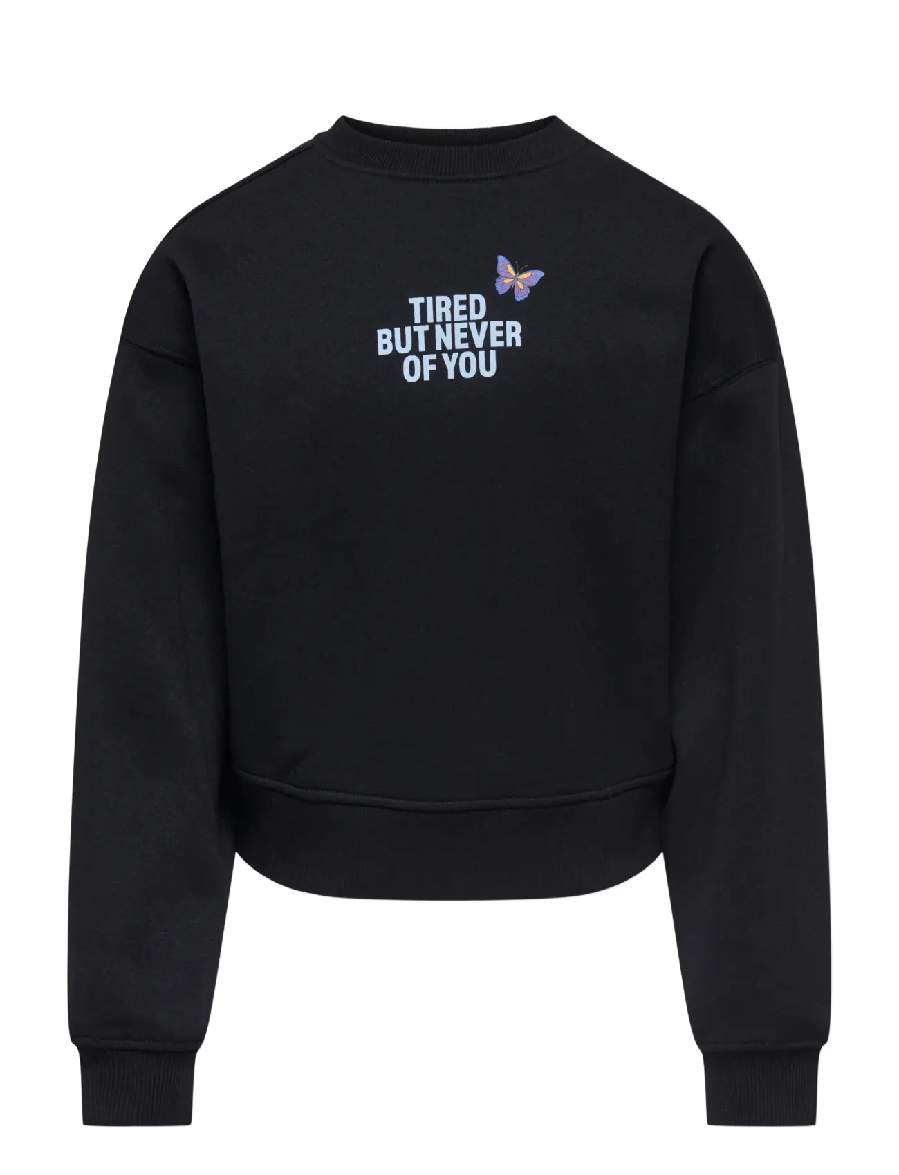 Kids Only KOGHIMA L/S O-NECK PRINT SWT - Teens 9-14 years - BLACK / black