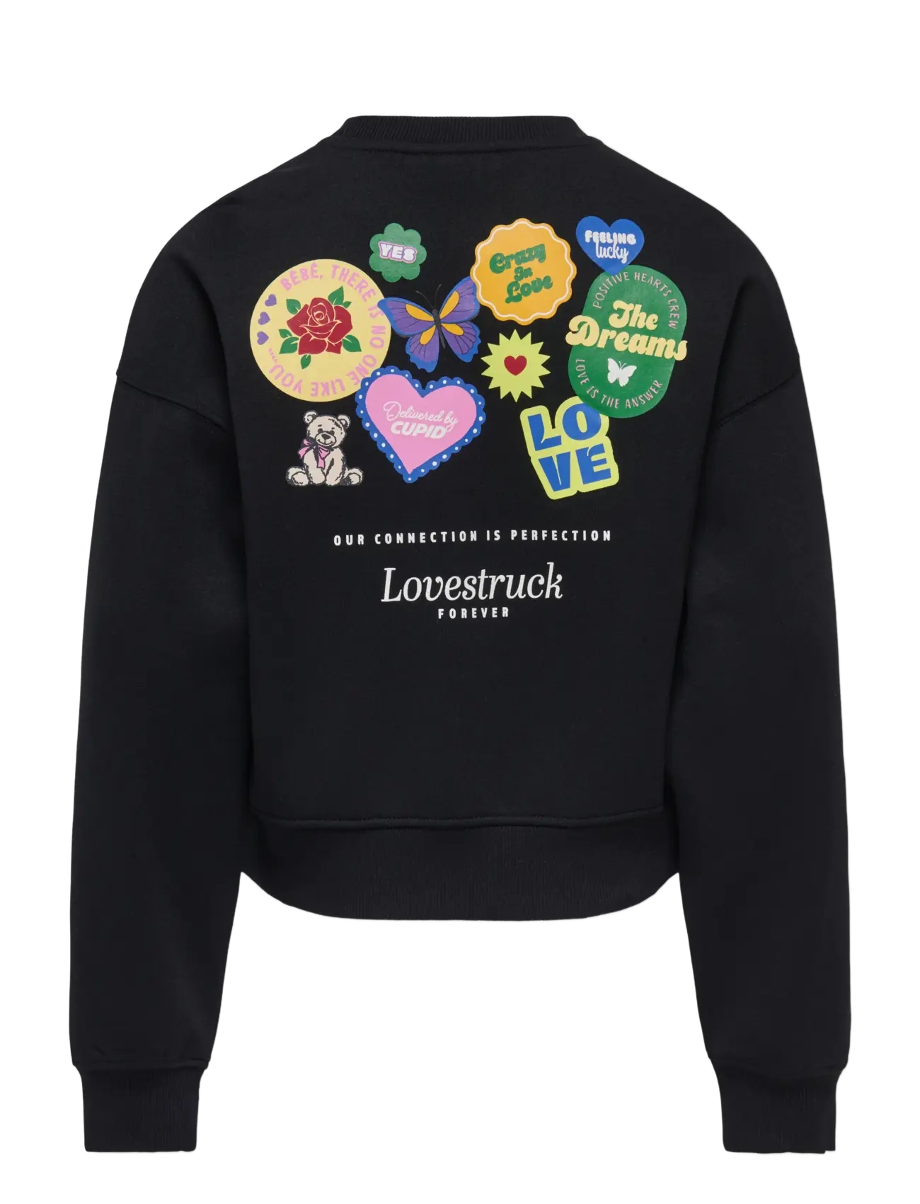 Kids Only - KOGHIMA L/S O-NECK PRINT SWT - black - 1