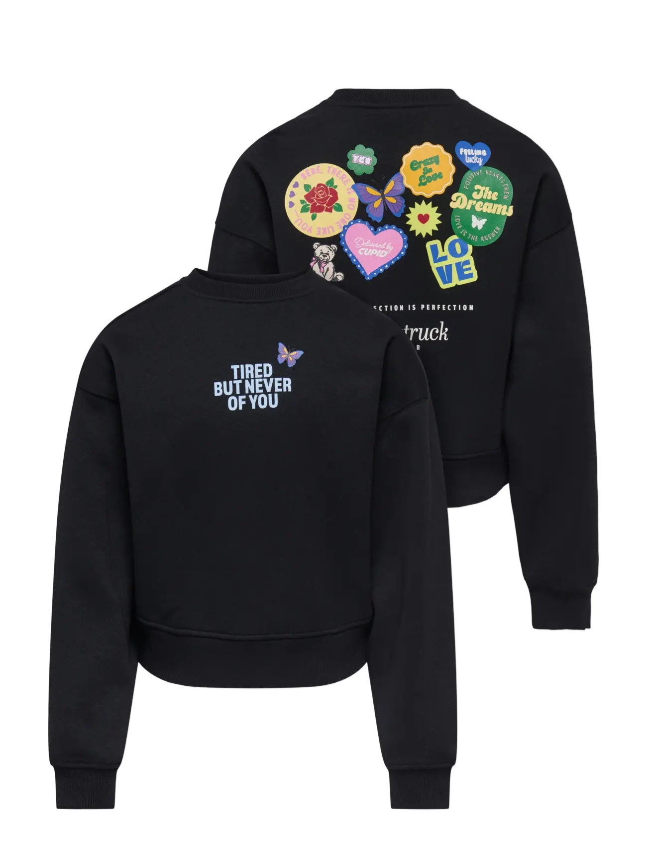 Kids Only - KOGHIMA L/S O-NECK PRINT SWT - black - 2