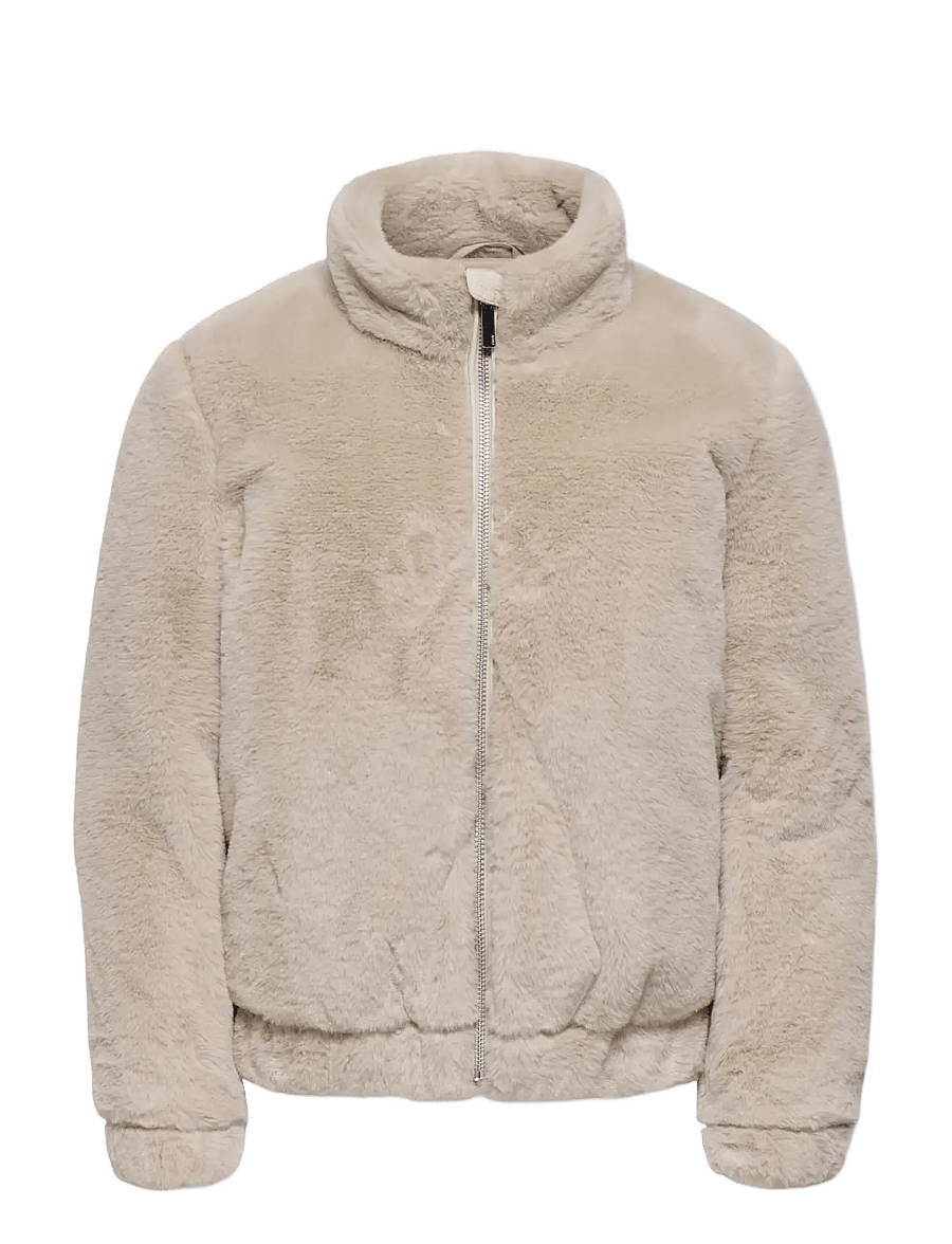Kids Only - KOGWANJA FAUX FUR JACKET OTW - faux fur - moonbeam - 0