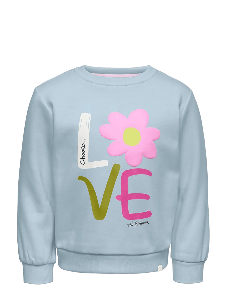 Kids Only - KMGHARRIET LS REG O-NECK BRU SWT - sweatshirts - ballad blue - 0