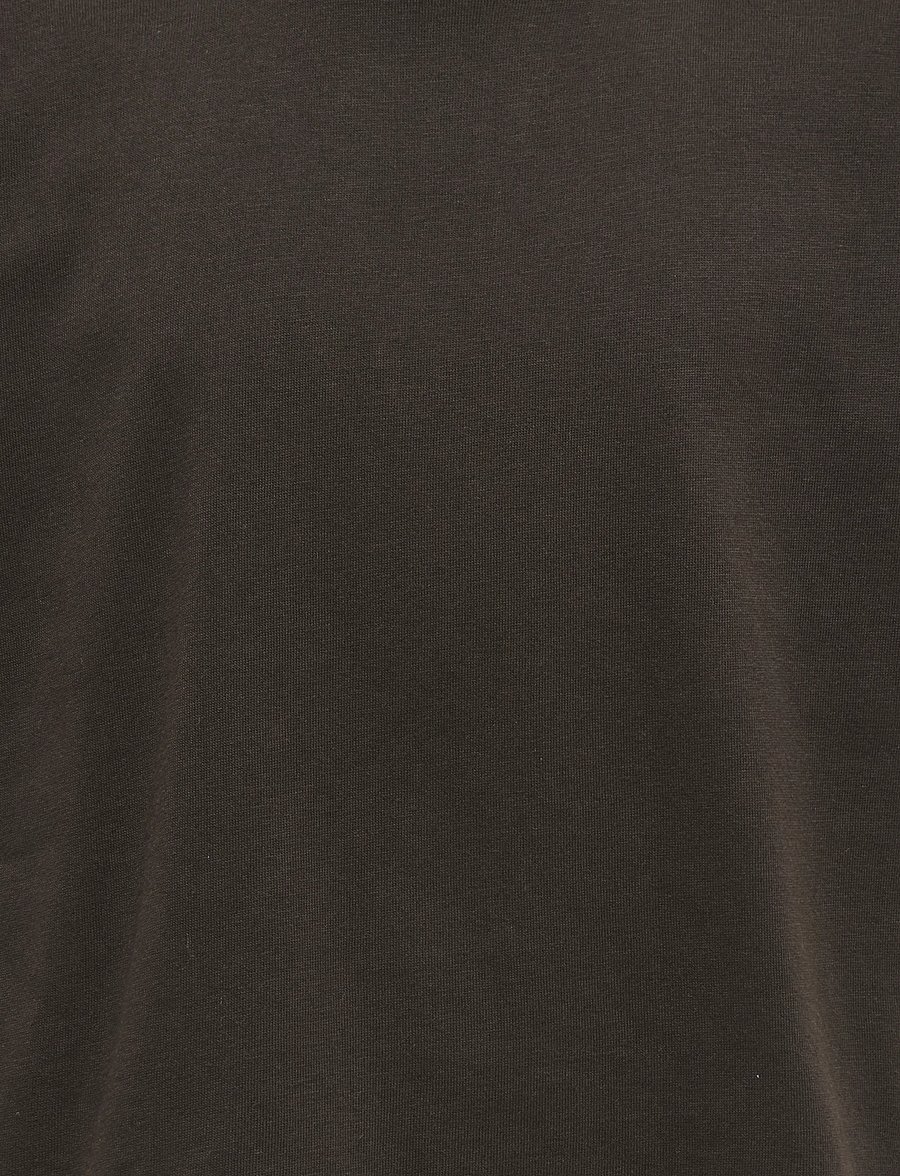 Kids Only - KOGKAMIL S/S ASSYMETRIC LACE TEE JRS - kortermede t-skjorter - chocolate torte - 2