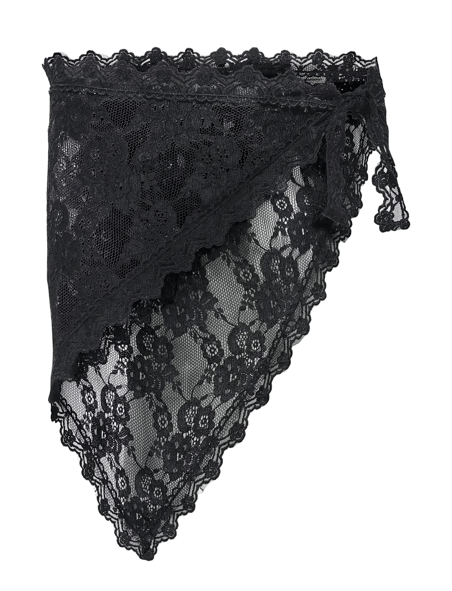 Kids Only - KOGSOF LACE SCARF WVN - black - 0