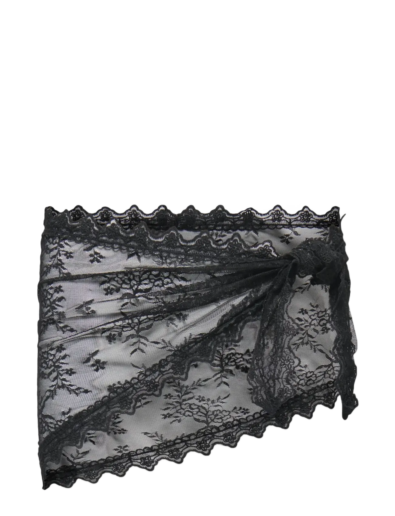 Kids Only Kogsafira Lace Scarf Wvn, One Size, Scarves & Neckwarmers, Schwarz - Scarves, Kinder