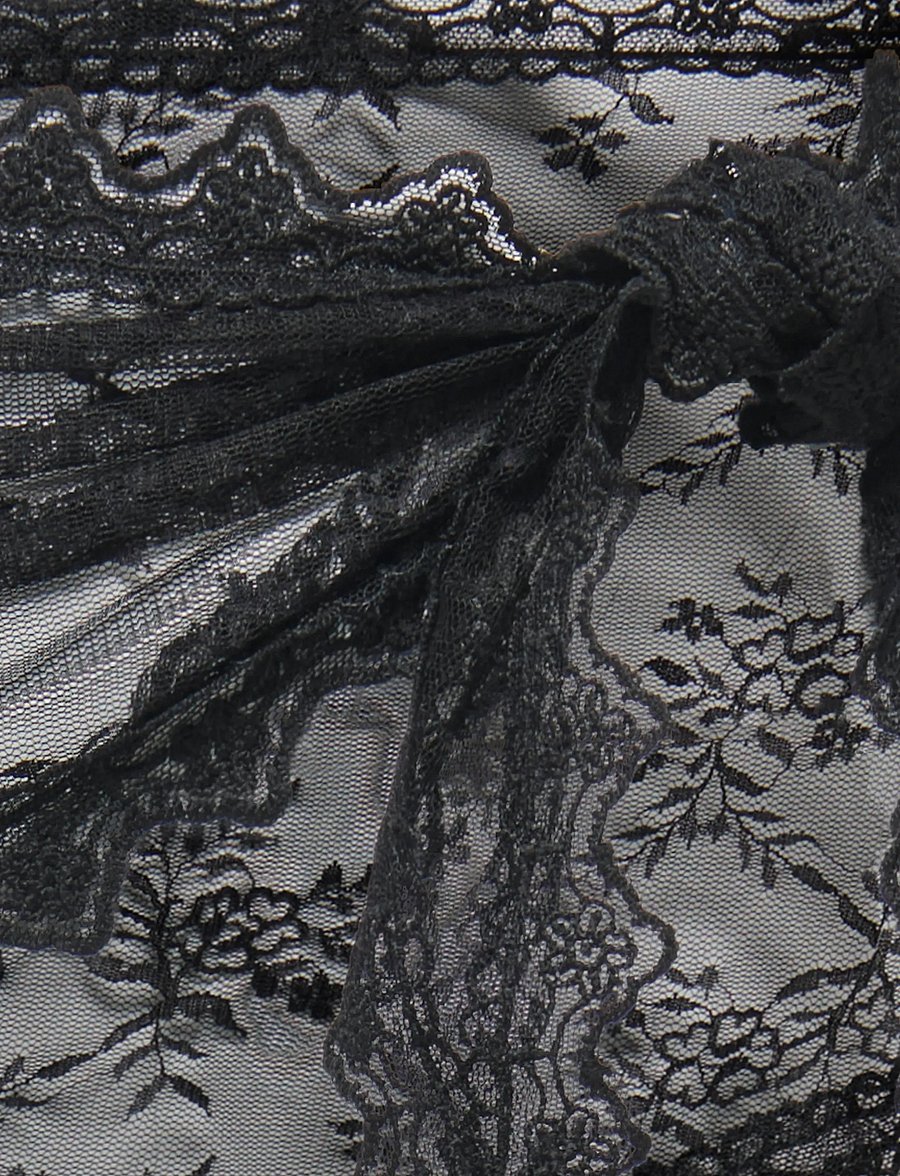 Kids Only - KOGSAFIRA LACE SCARF WVN - black - 3