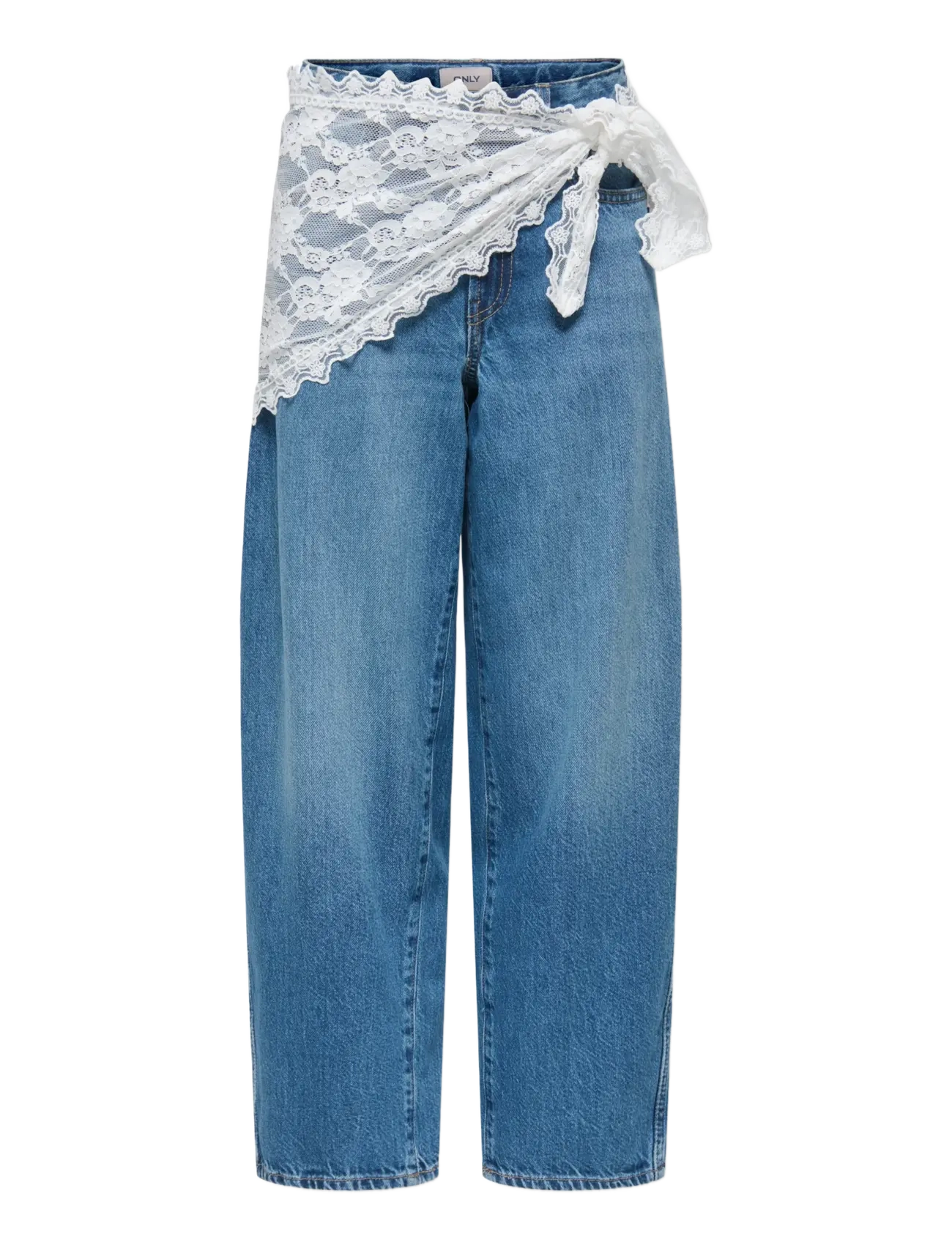 Kids Only - KOGSAFIRA LACE SCARF WVN - halstørklæder - cloud dancer - 1