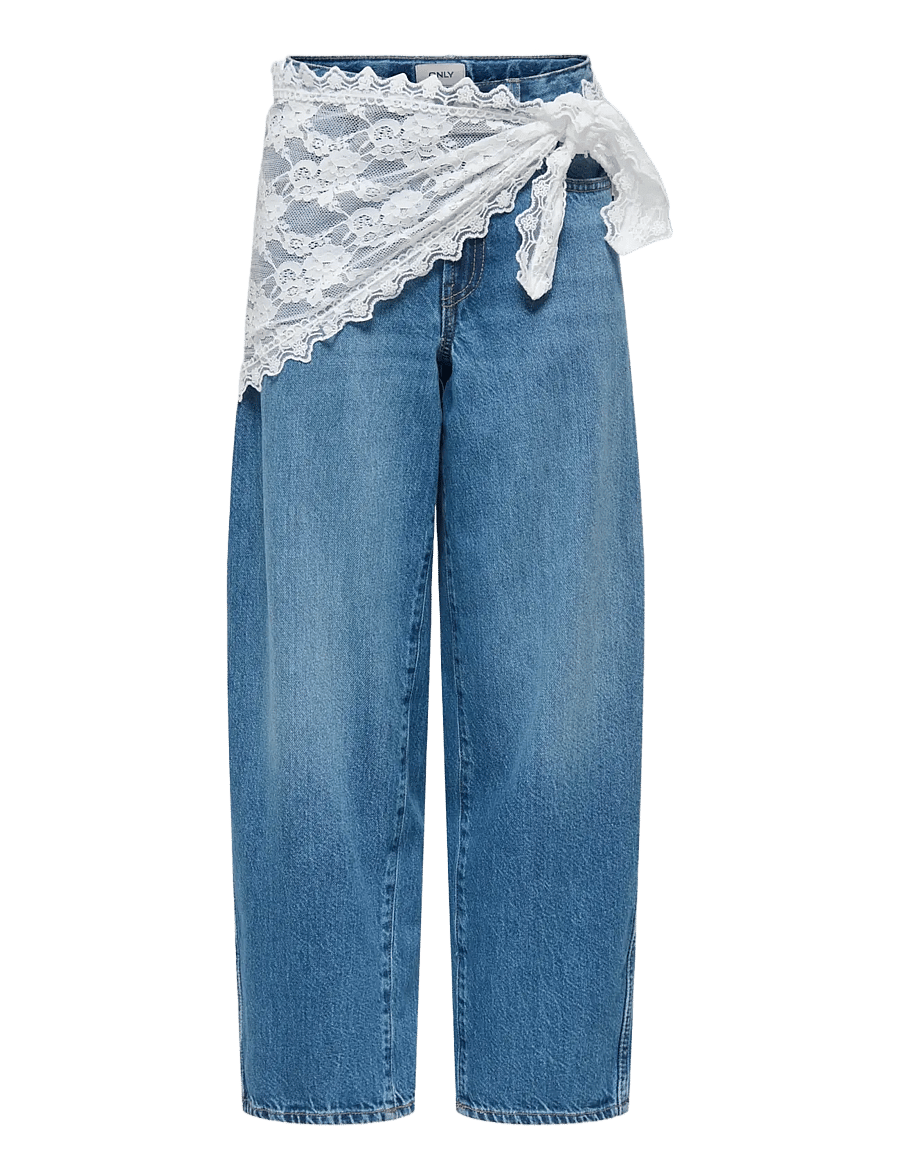 Kids Only - KOGSAFIRA LACE SCARF WVN - halstørklæder - cloud dancer - 1