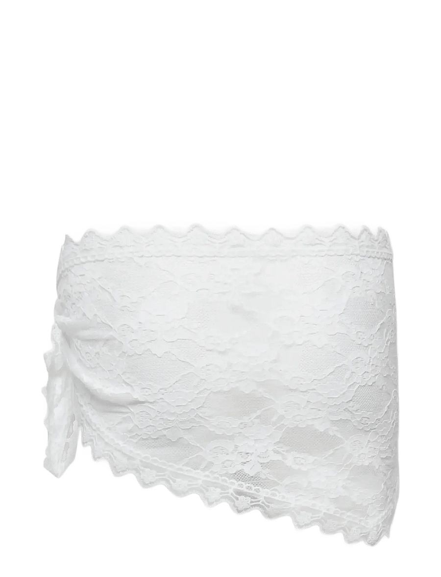 Kids Only - KOGSAFIRA LACE SCARF WVN - halstørklæder - cloud dancer - 2