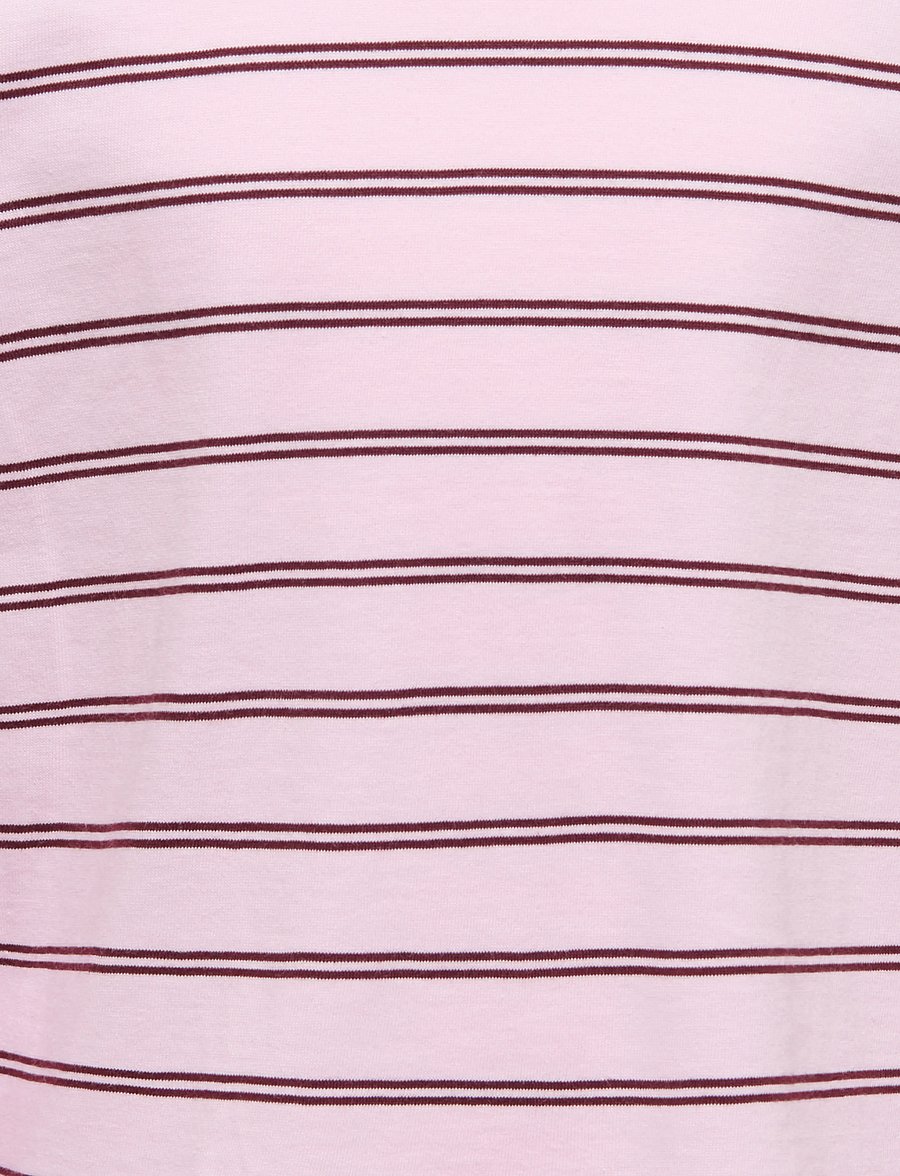 Kids Only - KOGLISA STRIPE L/S TOP JRS - langærmede t-shirts - pink lady - 2