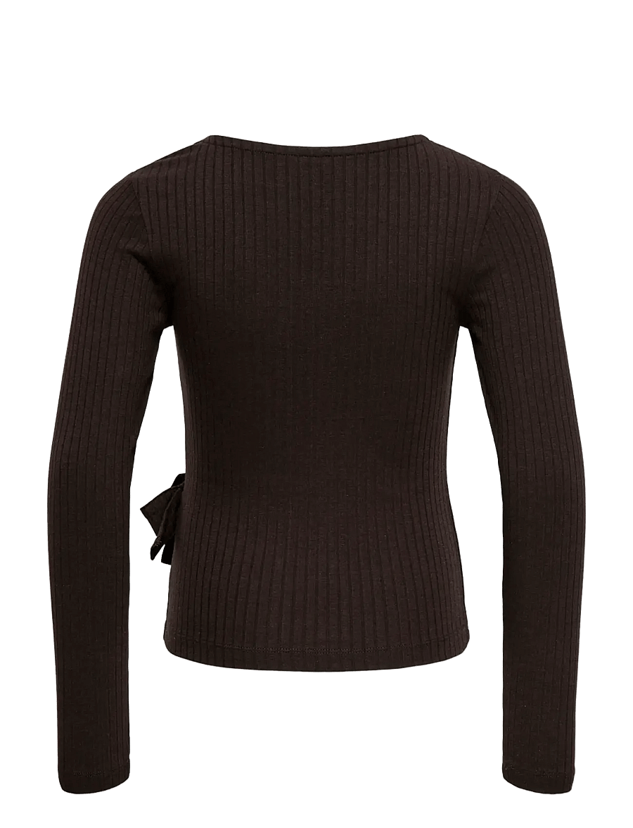 Kids Only - KOGFRANSISKA SCHOOL WRAP TOP EX JRS - chicory coffee - 1