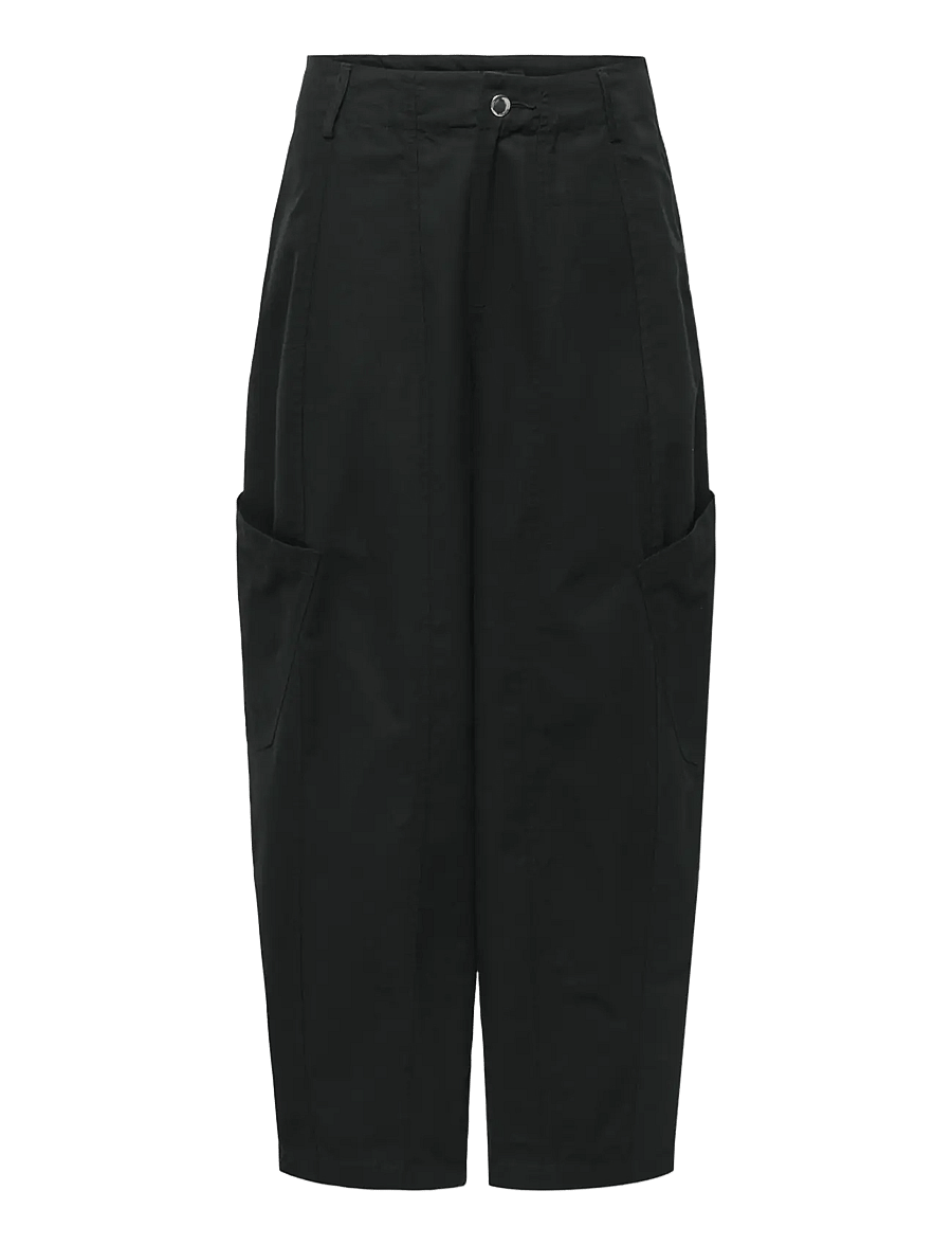 Kids Only - KOGGEO MW CARGO PANTS WVN - cargohosen - black - 0
