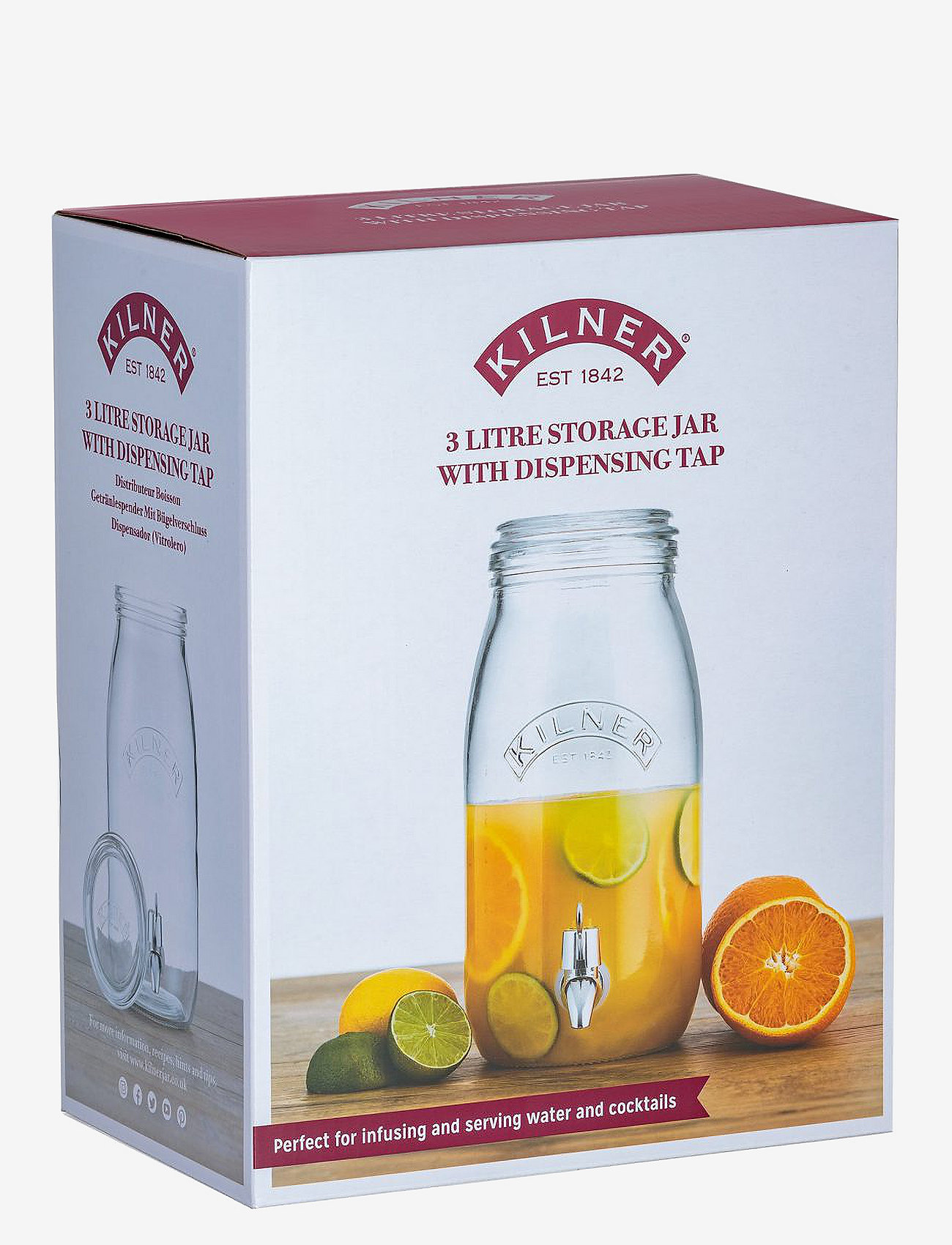 Kilner - DRINKS Jar Dispenser - osta hinna alusel - clear - 1