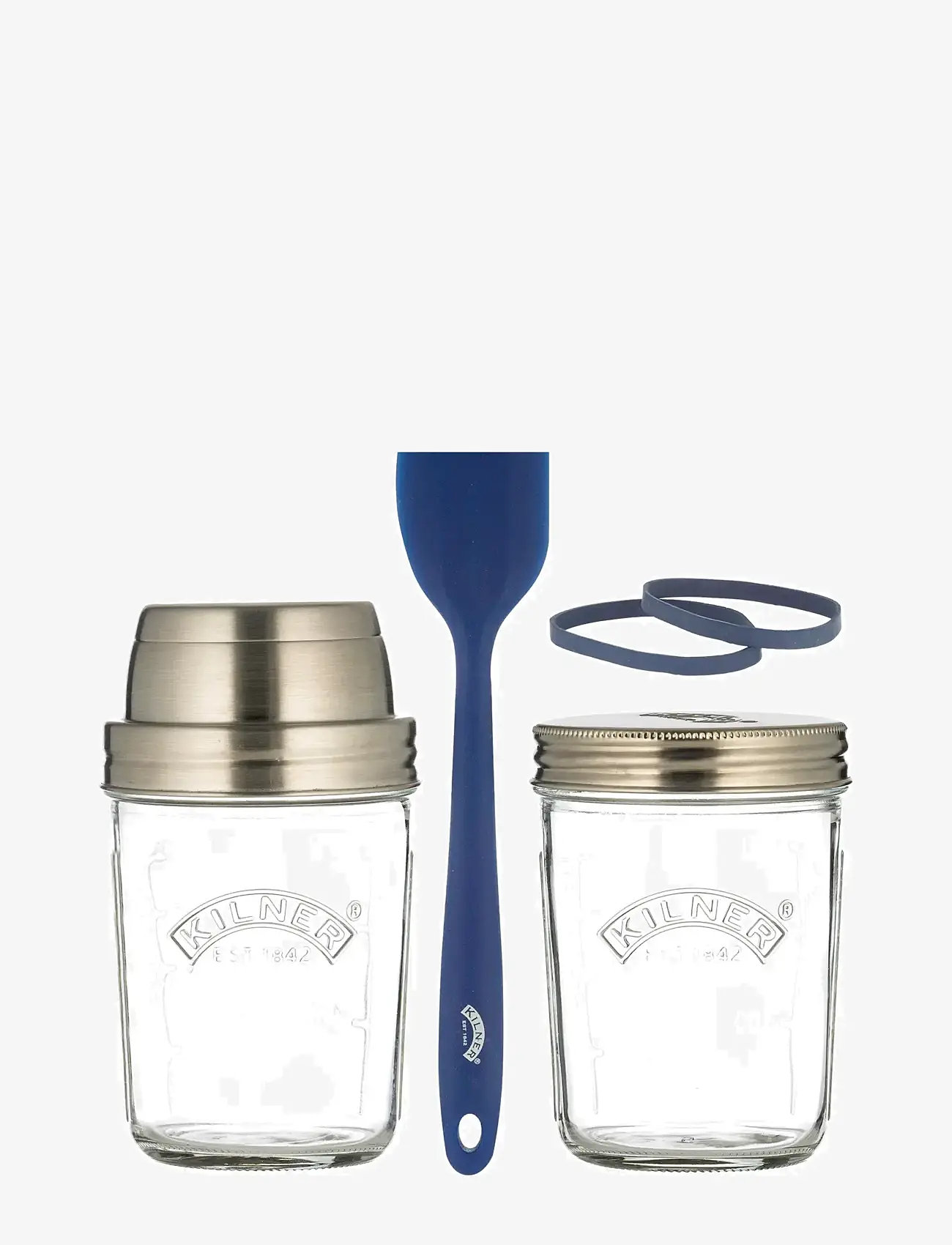 Kilner - Surdeg startset Kilner® - snack- & madtilbehør - clear - silver - blue - 1