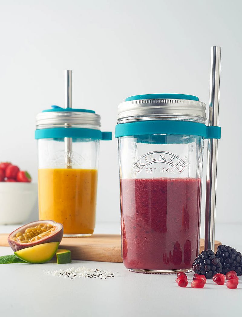 Kilner - Smoothie making set - clear - silver - green - 3