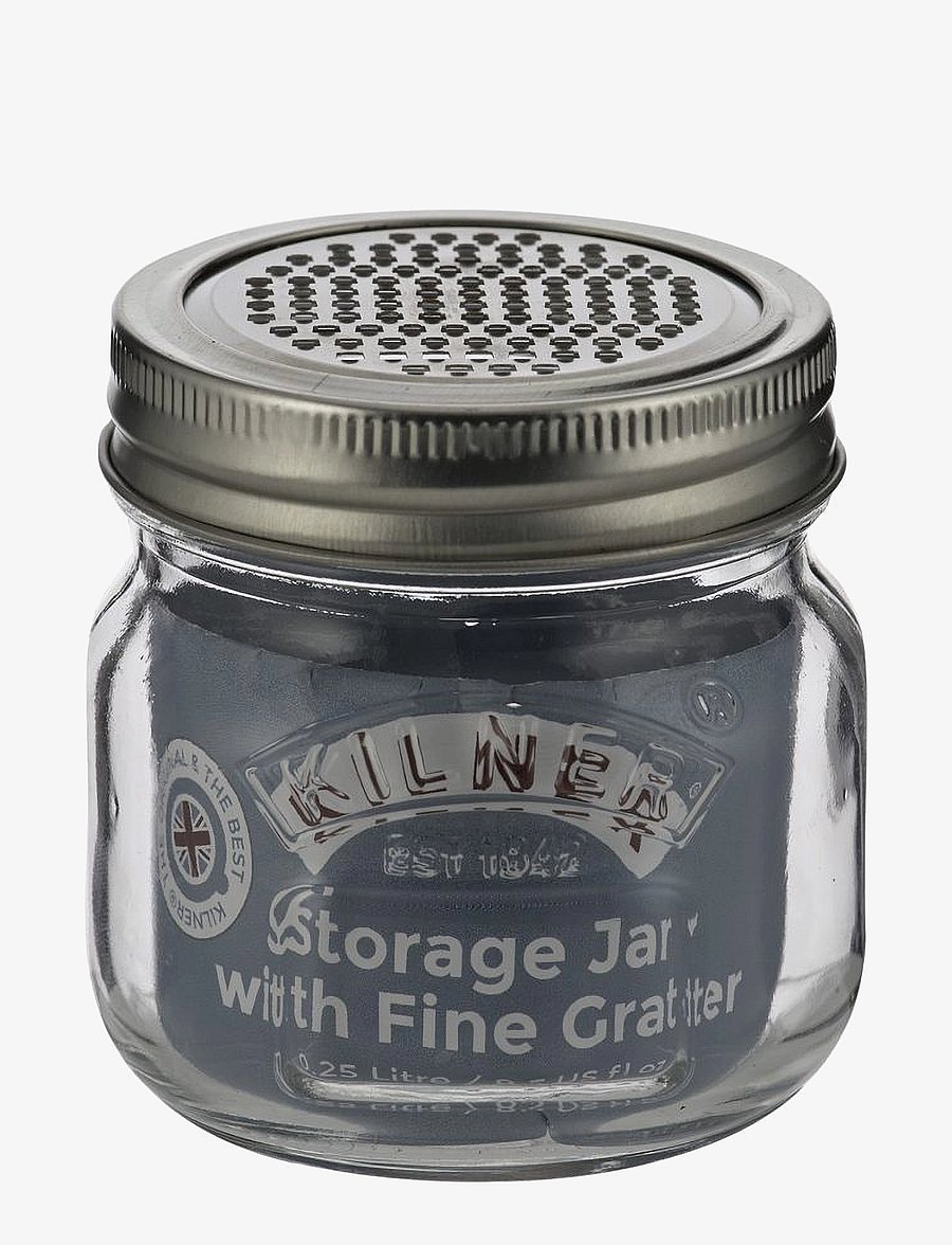 Kilner - Storage Jar & Fine Grater Lid - madalaimad hinnad - silver - clear - 1