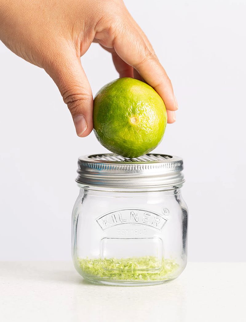 Kilner - Storage Jar & Fine Grater Lid - osta hinna alusel - silver - clear - 2