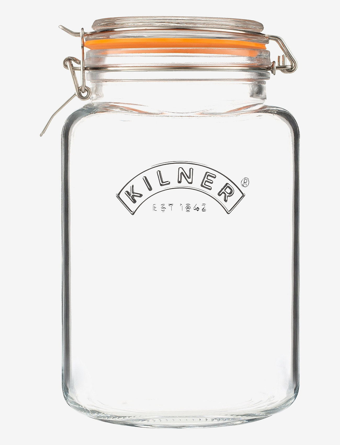 Kilner - Preserve jar clip top square - nach preis einkaufen - clear - silver - 0