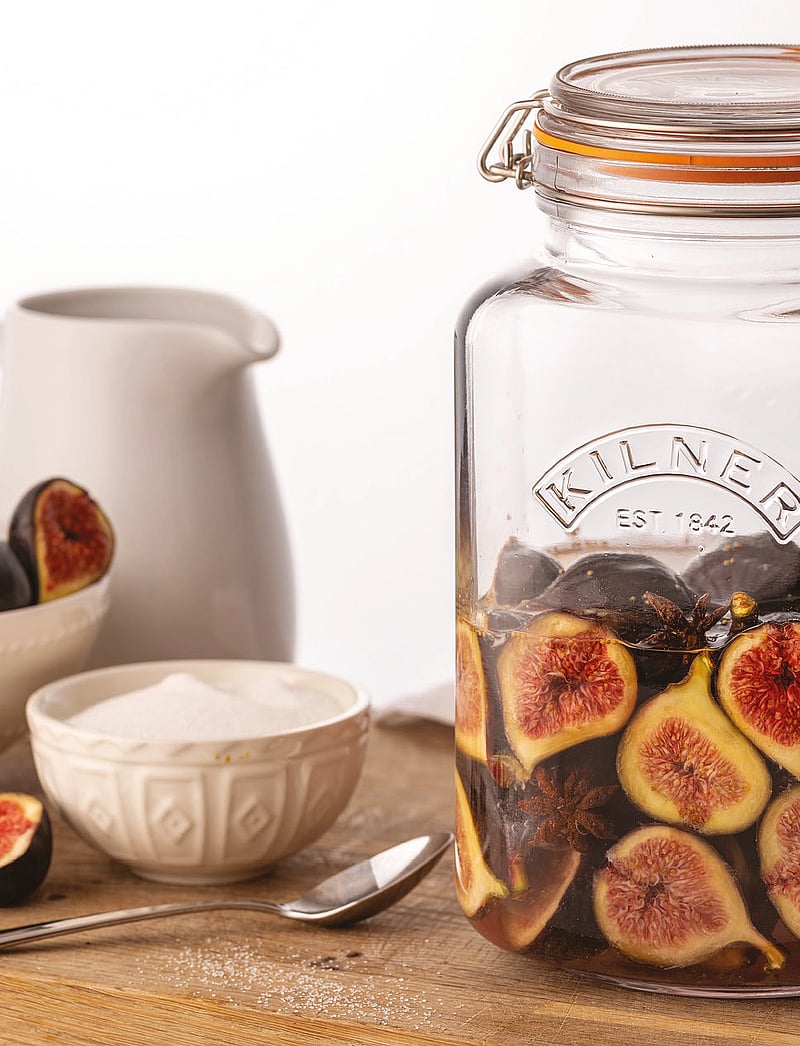 Kilner - Preserve jar clip top square - die niedrigsten preise - clear - silver - 3