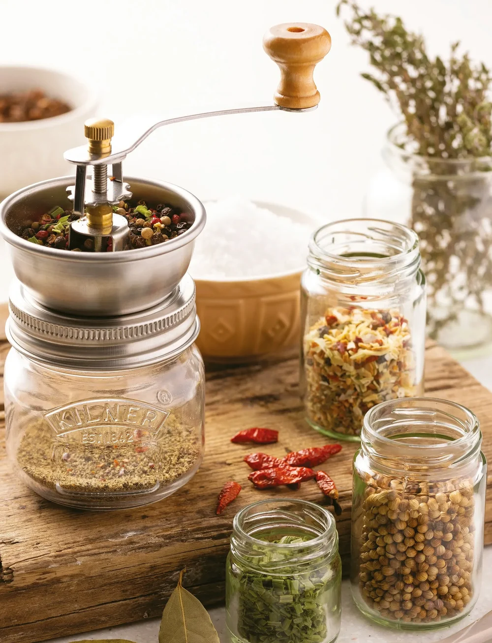 Kilner - Seasoning grinder Kilner® - nach preis einkaufen - clear - silver - 1