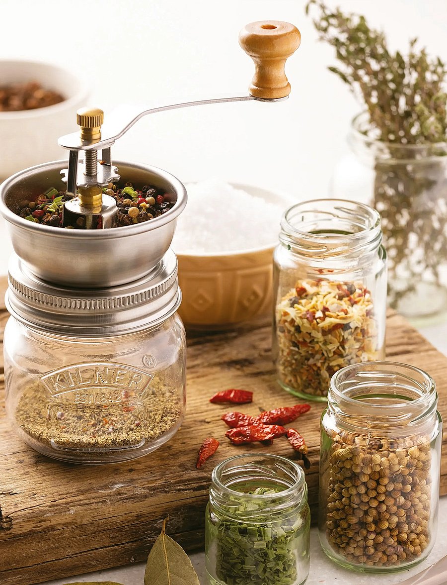Kilner - Seasoning grinder Kilner® - nach preis einkaufen - clear - silver - 0