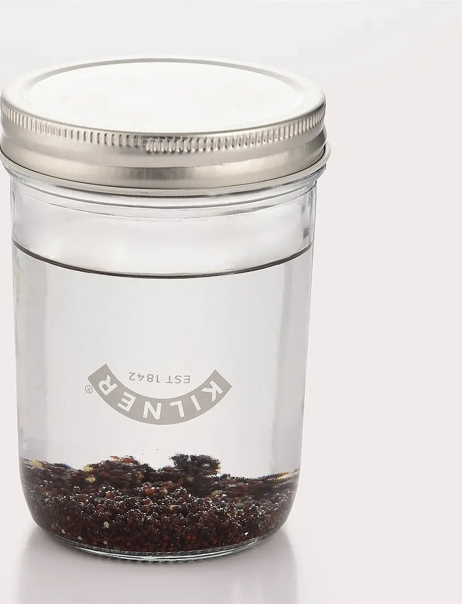 Kilner - Sprouting set Kilner® - andere küchenutensilien - grey - clear - silver - 4