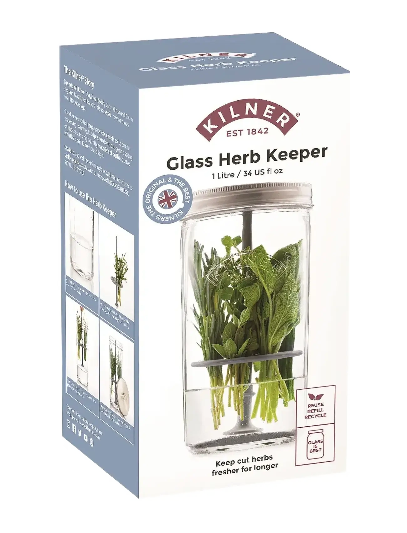 Kilner - Kryddbehållare - Övriga köksredskap - clear - 2