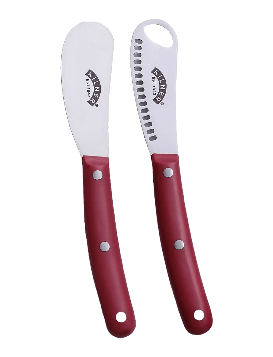 Kilner - Butter knife SET KILNER® - red/stainless - 1