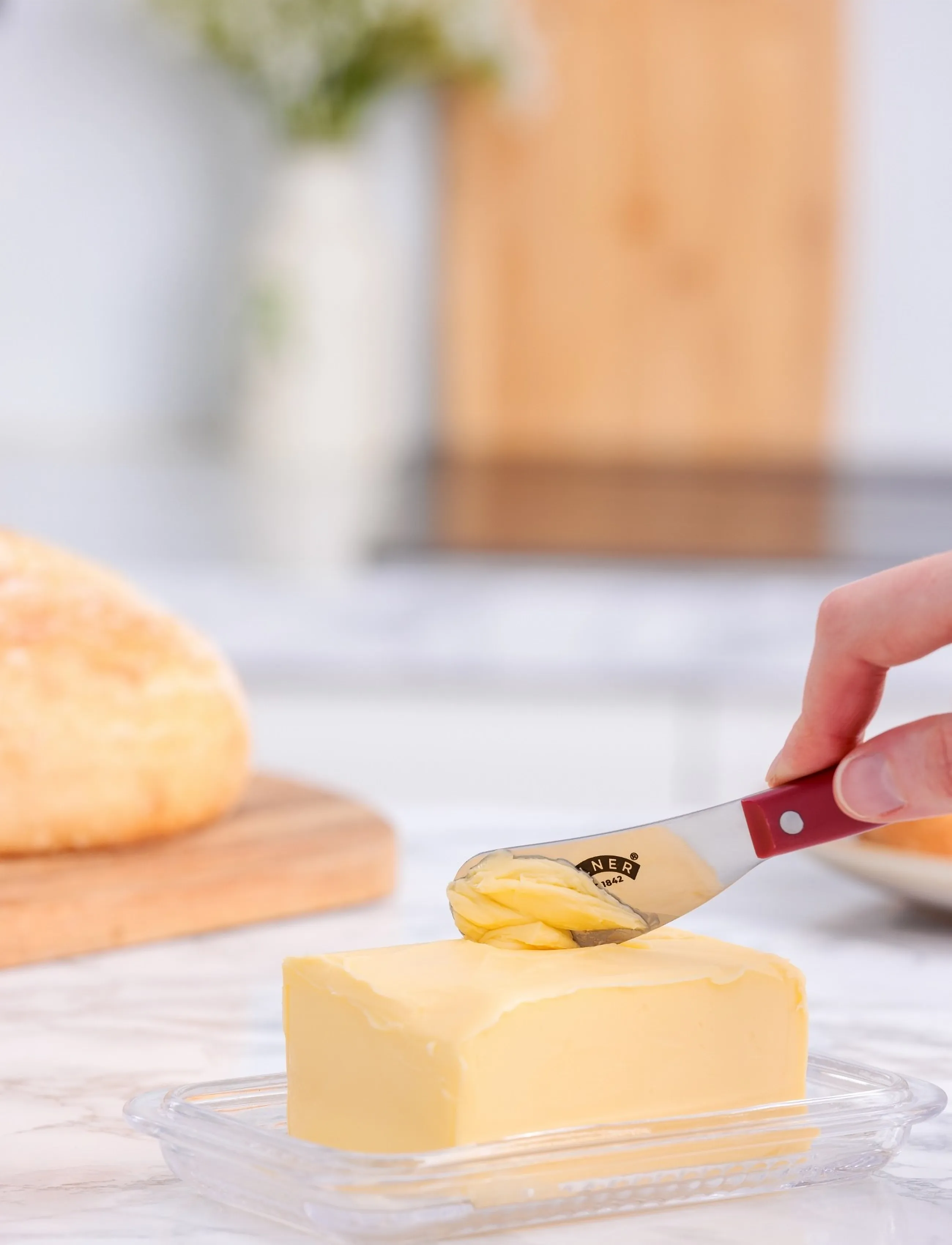 Kilner - Butter knife SET KILNER® - red/stainless - 3